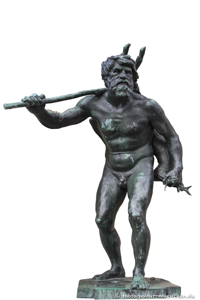 Mann mit Jagdbeute – Denkmal/Kunstwerk in München