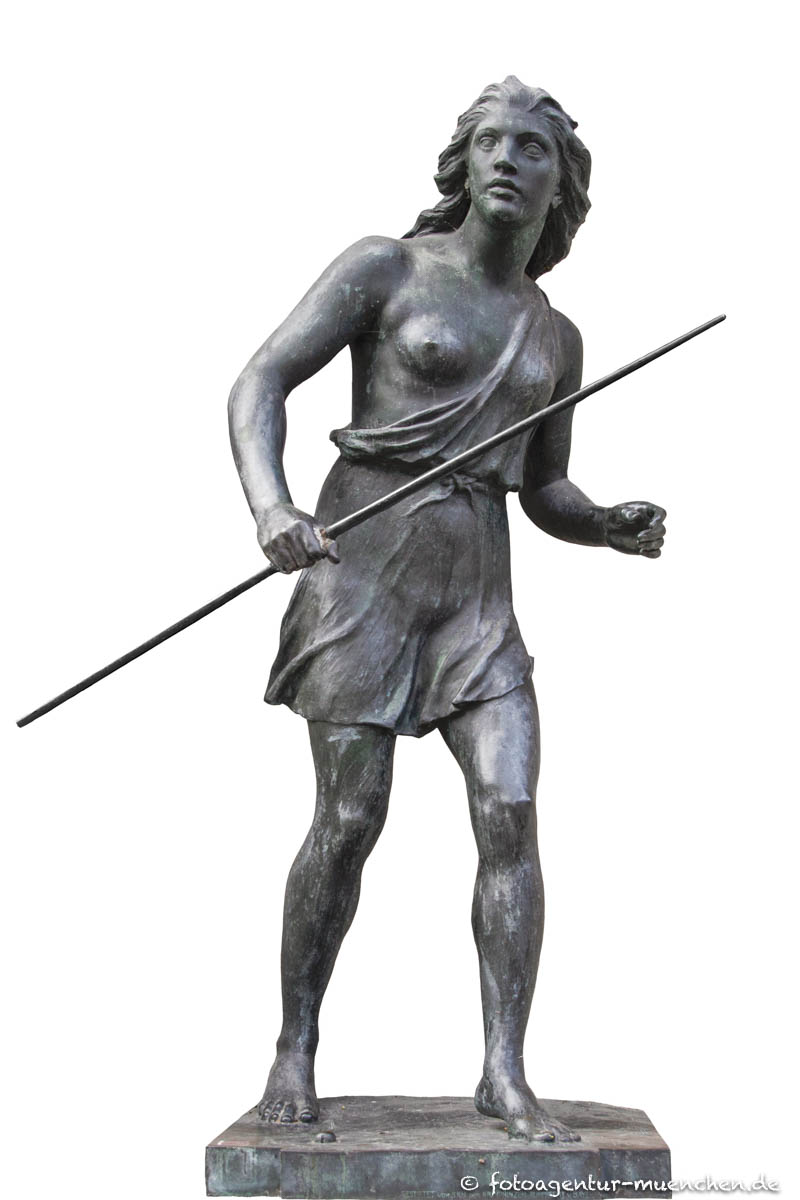 Junge Jägerin – Denkmal/Kunstwerk in München