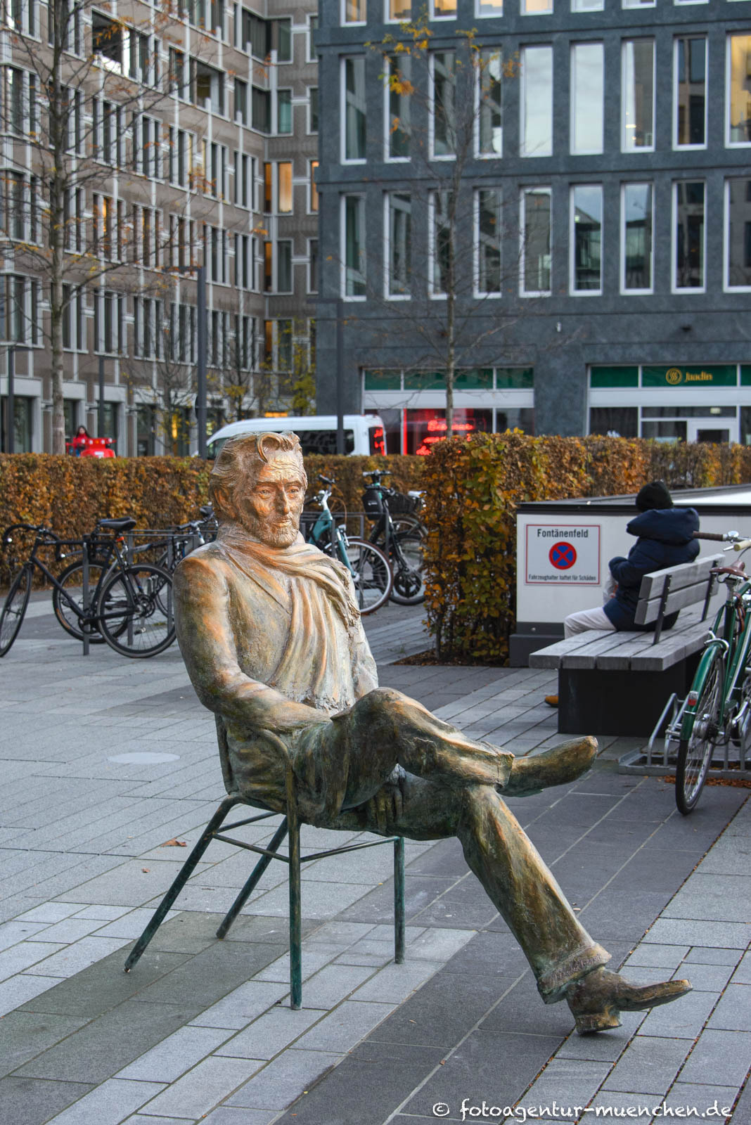 Helmut Dietl am Schwabinger Tor