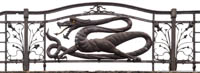 Drache  - Bahnüberführung Lindwurmstraße – Foto aus München