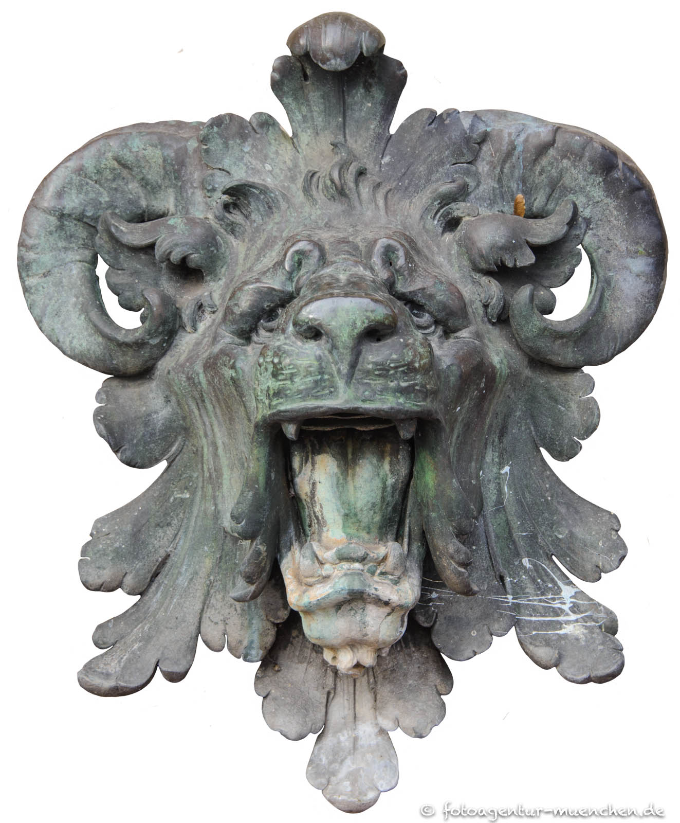 Fratze am Bürgermeister-Erhard-Brunnen