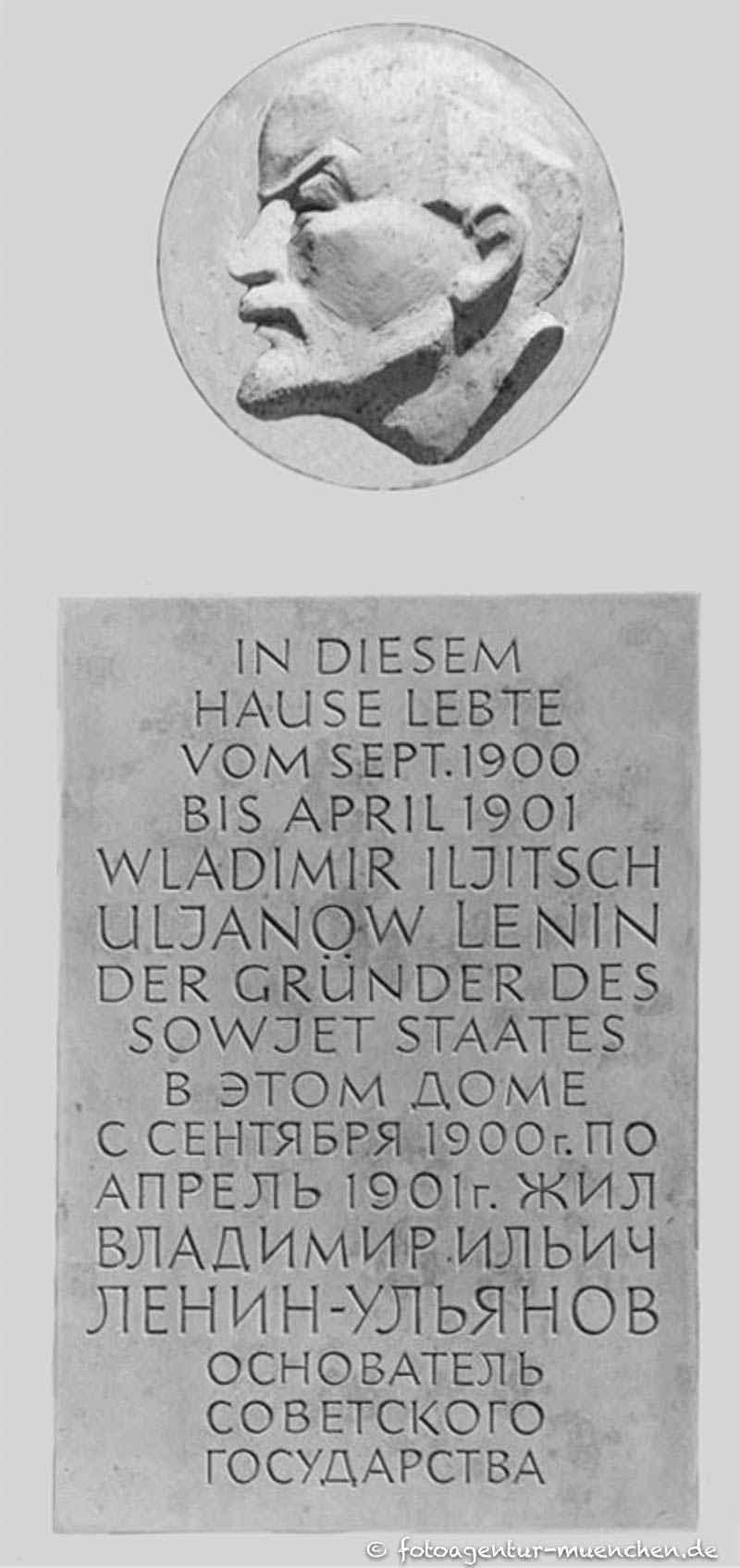 Gedenktafel - Lenin