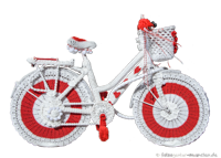 Fahrrad gehäckelt – Foto aus München