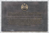 Gedenktafel - Kriegersiedlung – Foto aus München