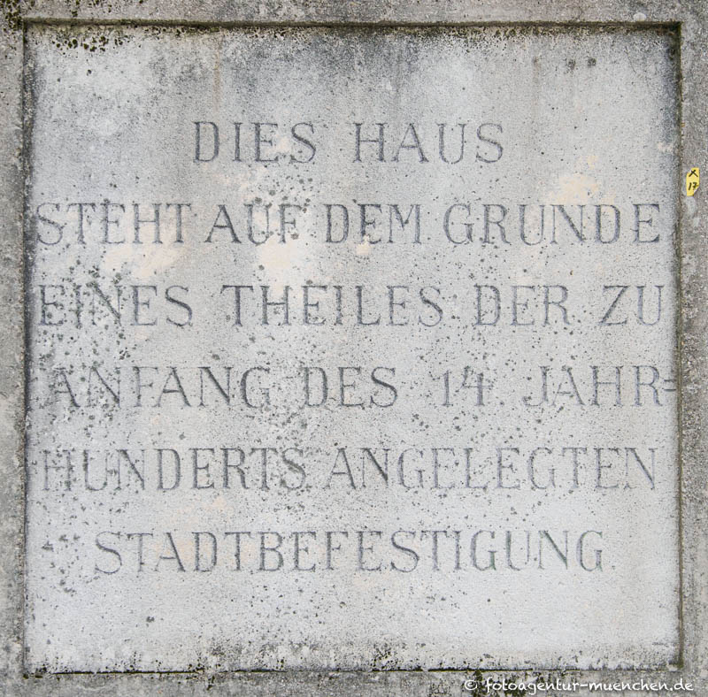 Gedenktafel - ALte Stadtbefestigung