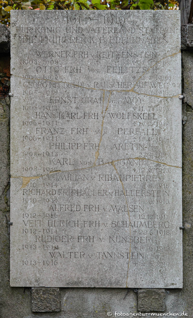Kriegergedenktafel - Edelknaben