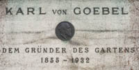 Gerhard Willhalm – Denkmal - Karl Eberhard von Goebel
