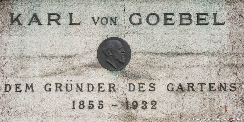 Karl Eberhard von Goebel – Denkmal/Kunstwerk in München