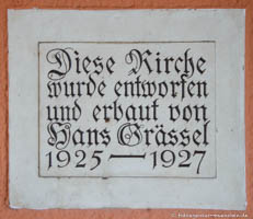 Gedenktafel - Hans Grässel – Foto aus München