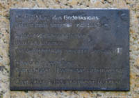 Gedenkstein Lager III. – Foto aus München