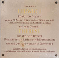 Gedenktafel - König Ludwig I. – Foto aus München