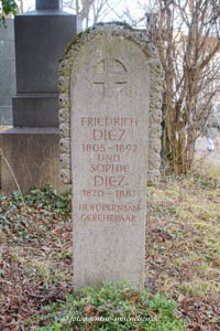 Grab - Ernst Friedrich Diez – Foto aus München