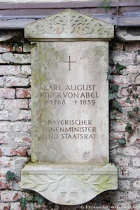 Gerhard Willhalm – Grab -  Karl von Abel
