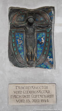 Gerhard Willhalm – Tabernakeltür - Luftangriff