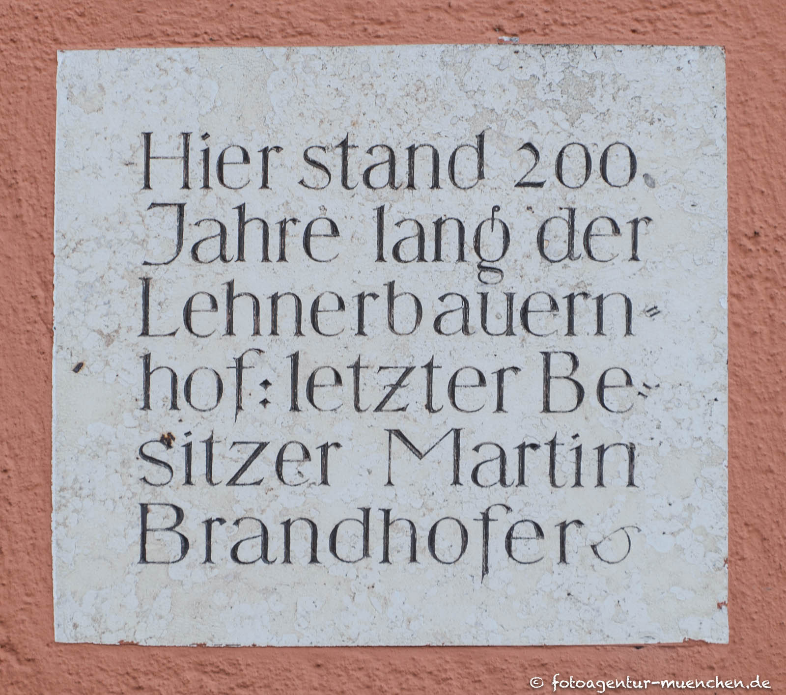 Gedenktafel - Lehnerbauernhof