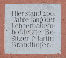 Gedenktafel – Foto aus München