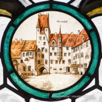 Glasfenster - Der alte Hof – Foto aus München