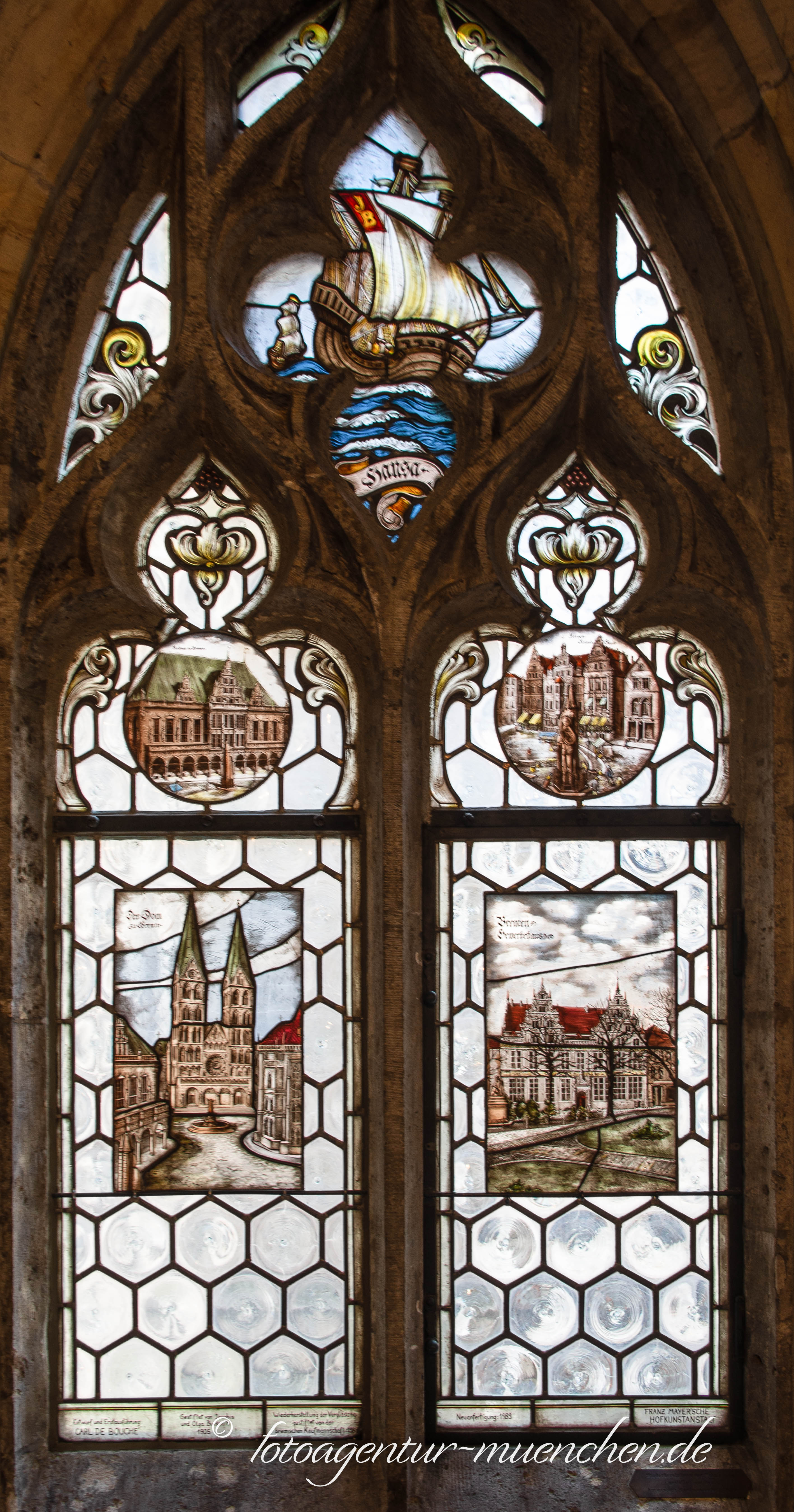 Glasfenster - Hansa