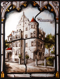 Glasfenster - Wohnhaus Bucksath – Foto aus München