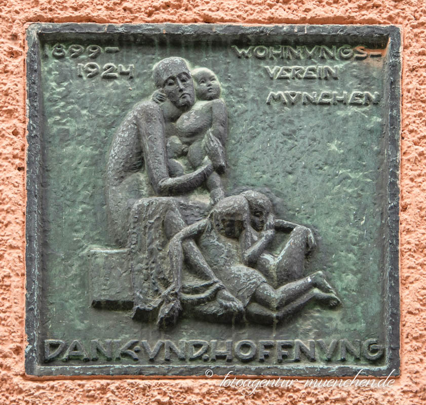 1899-1924 Wohnungsverein – Denkmal/Kunstwerk in München