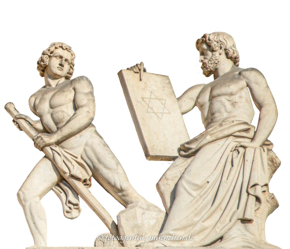 Mathematik und Mechanik – Denkmal/Kunstwerk in München