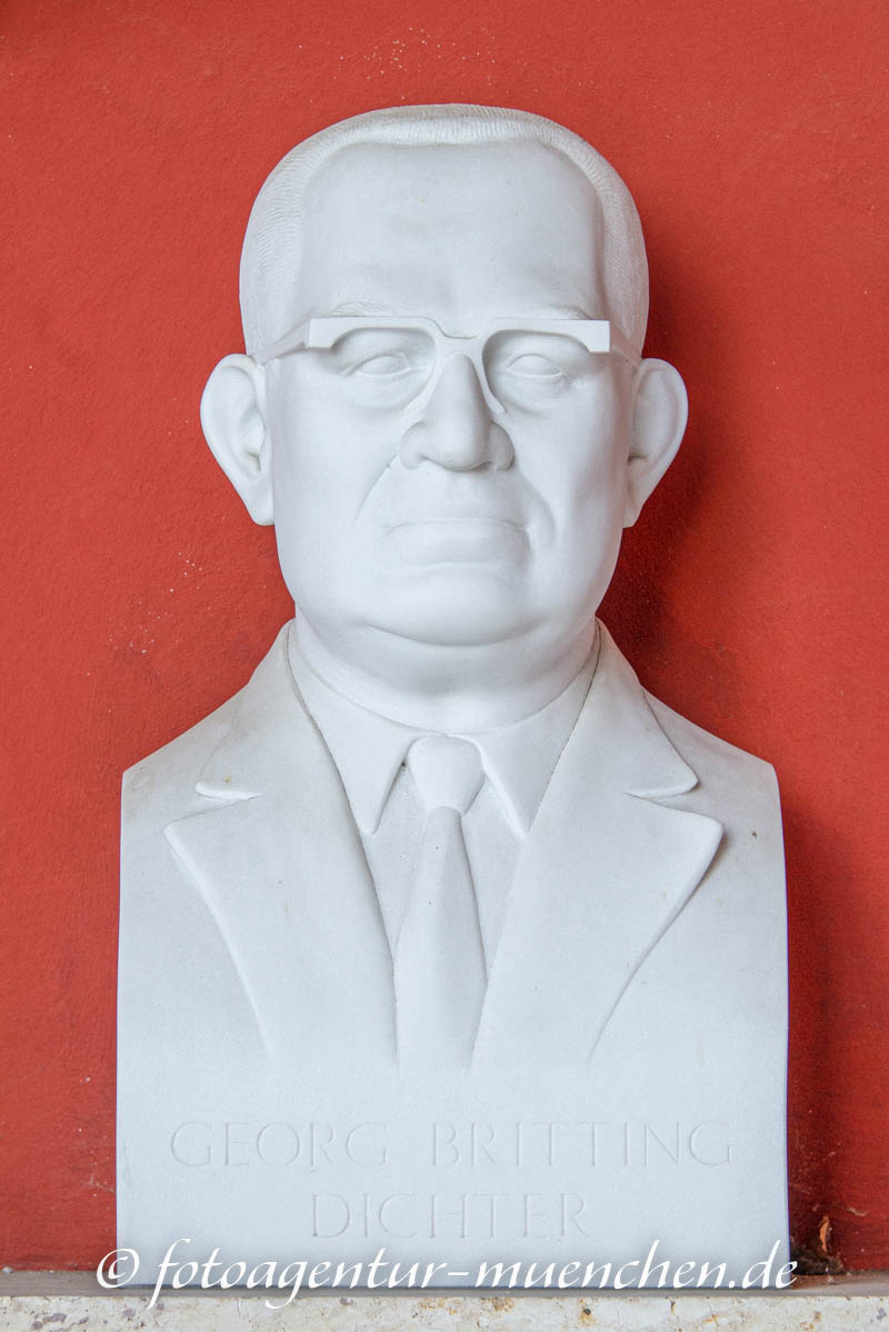 Georg Britting – Denkmal/Kunstwerk in München