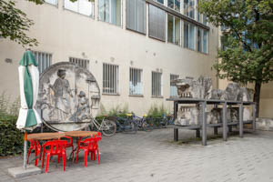 Fragmente vom Siegestor in München – Foto aus München
