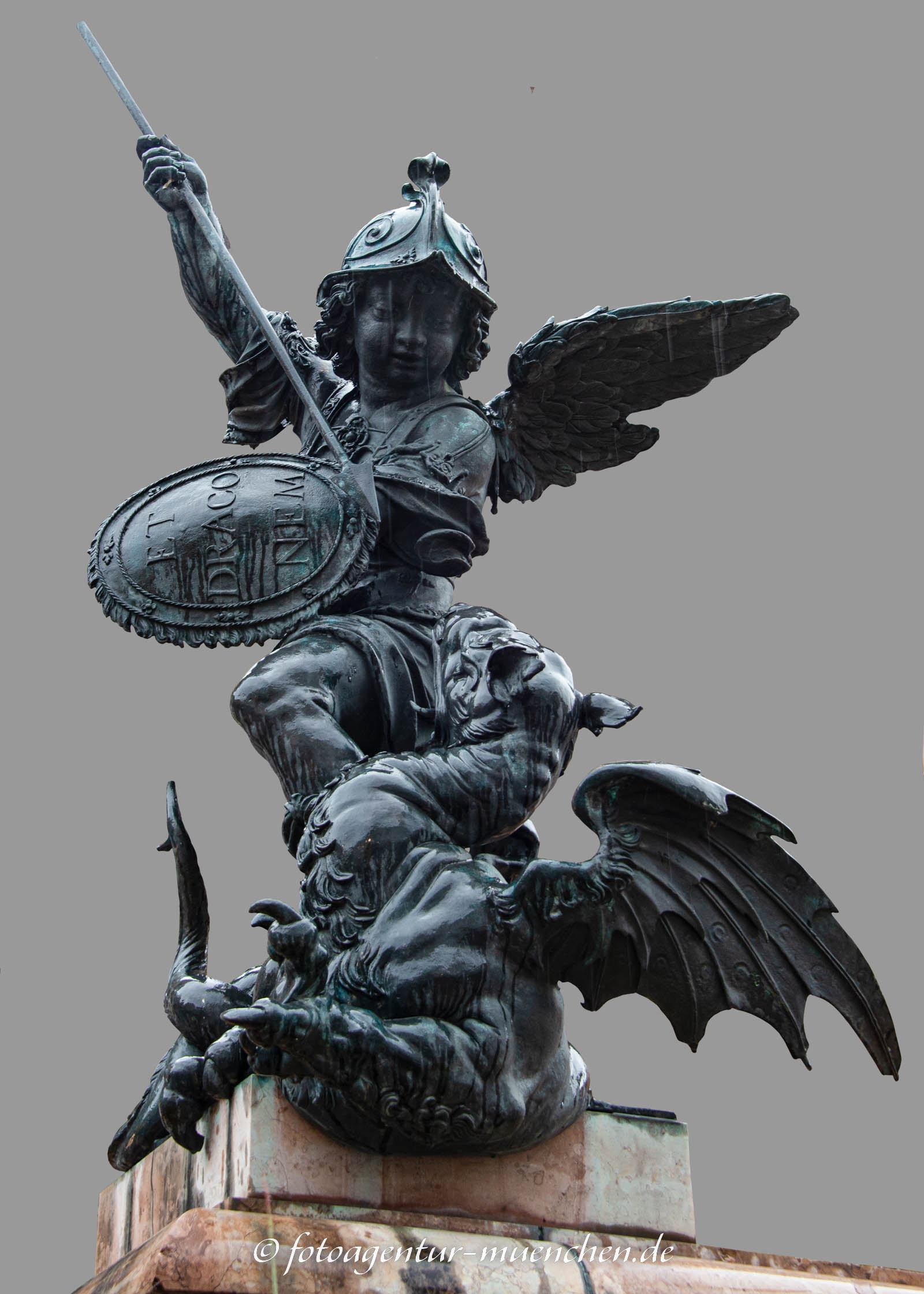 Mariensäule - Putti mit Drache