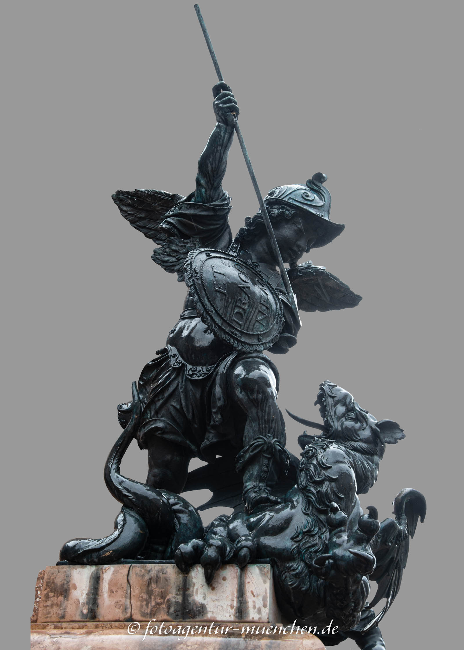 Mariensäule - Putti mit Drachen