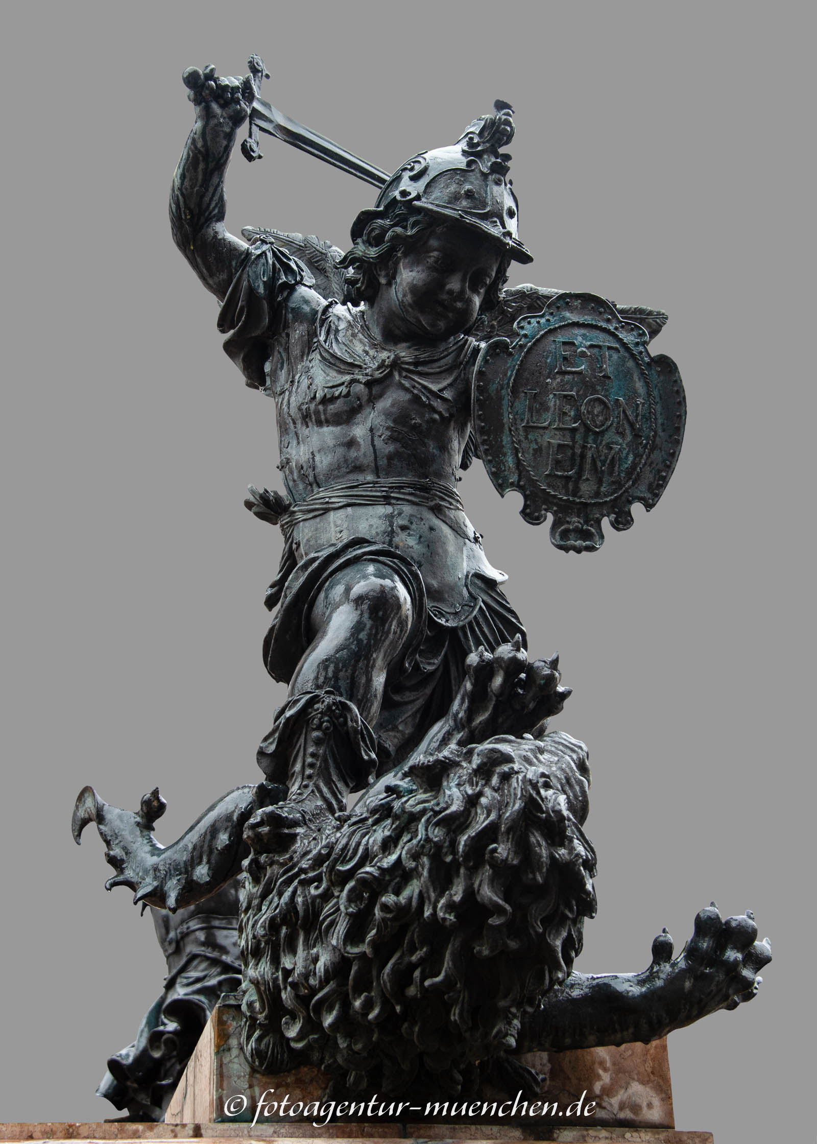 Mariensäule - Putti mit Löwen