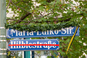 Umbenennung Hilblestraße – Foto aus München