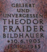 Grab - Theodor Fraider – Foto aus München
