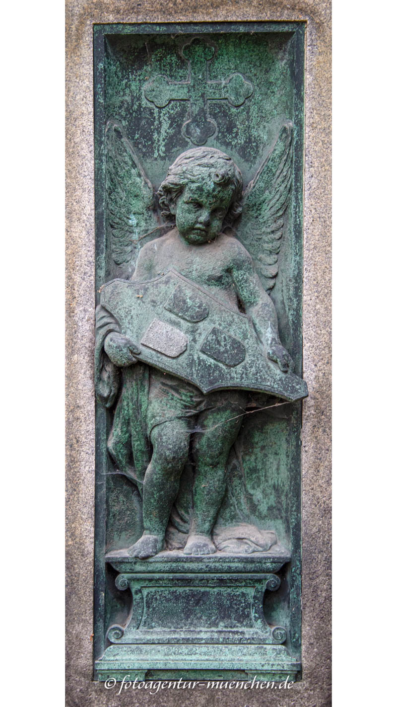 Künstlergrab - Detail – Denkmal/Kunstwerk in München