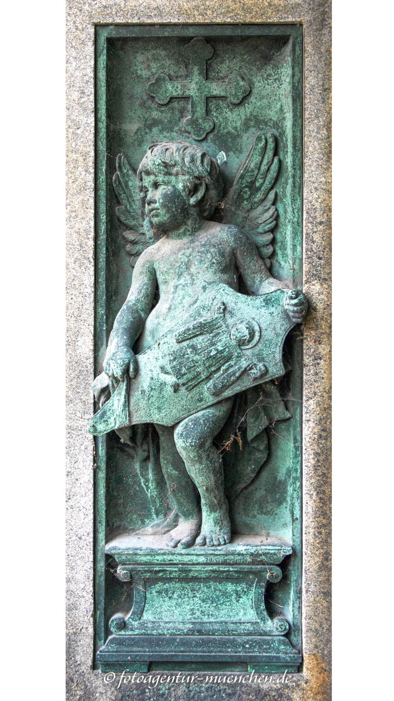 Künstlergrab - Detail – Denkmal/Kunstwerk in München