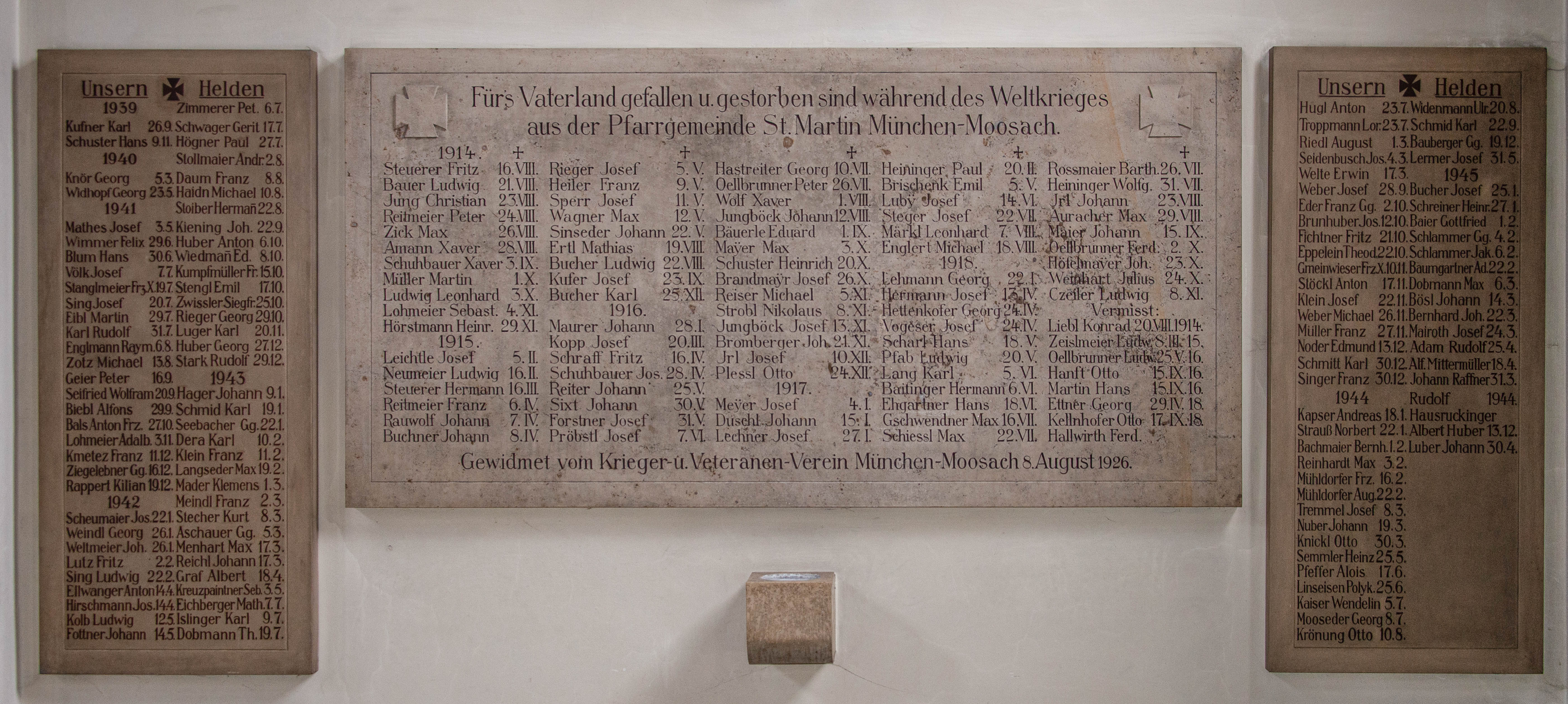 Kriegerdenkmal St. Martin