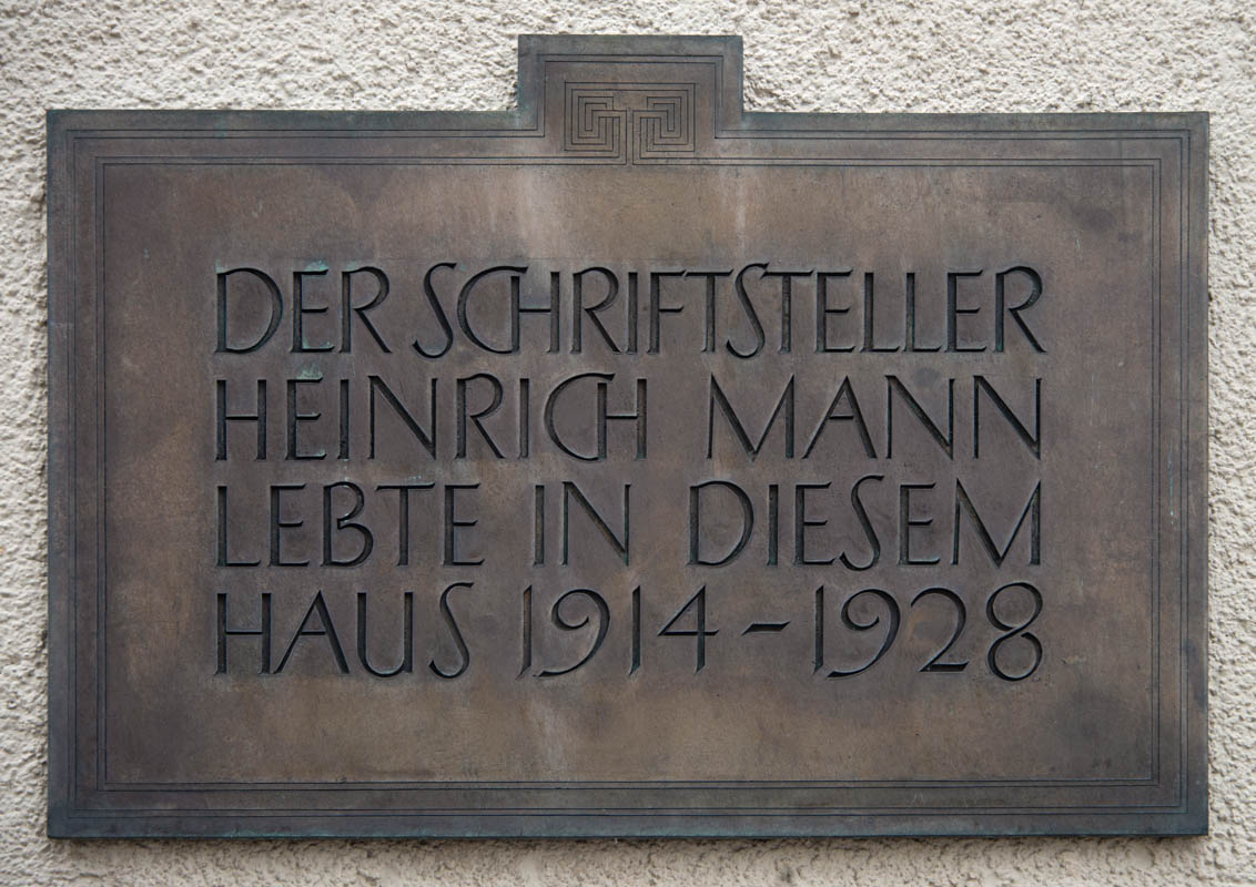Heinrich Mann – Denkmal/Kunstwerk in München