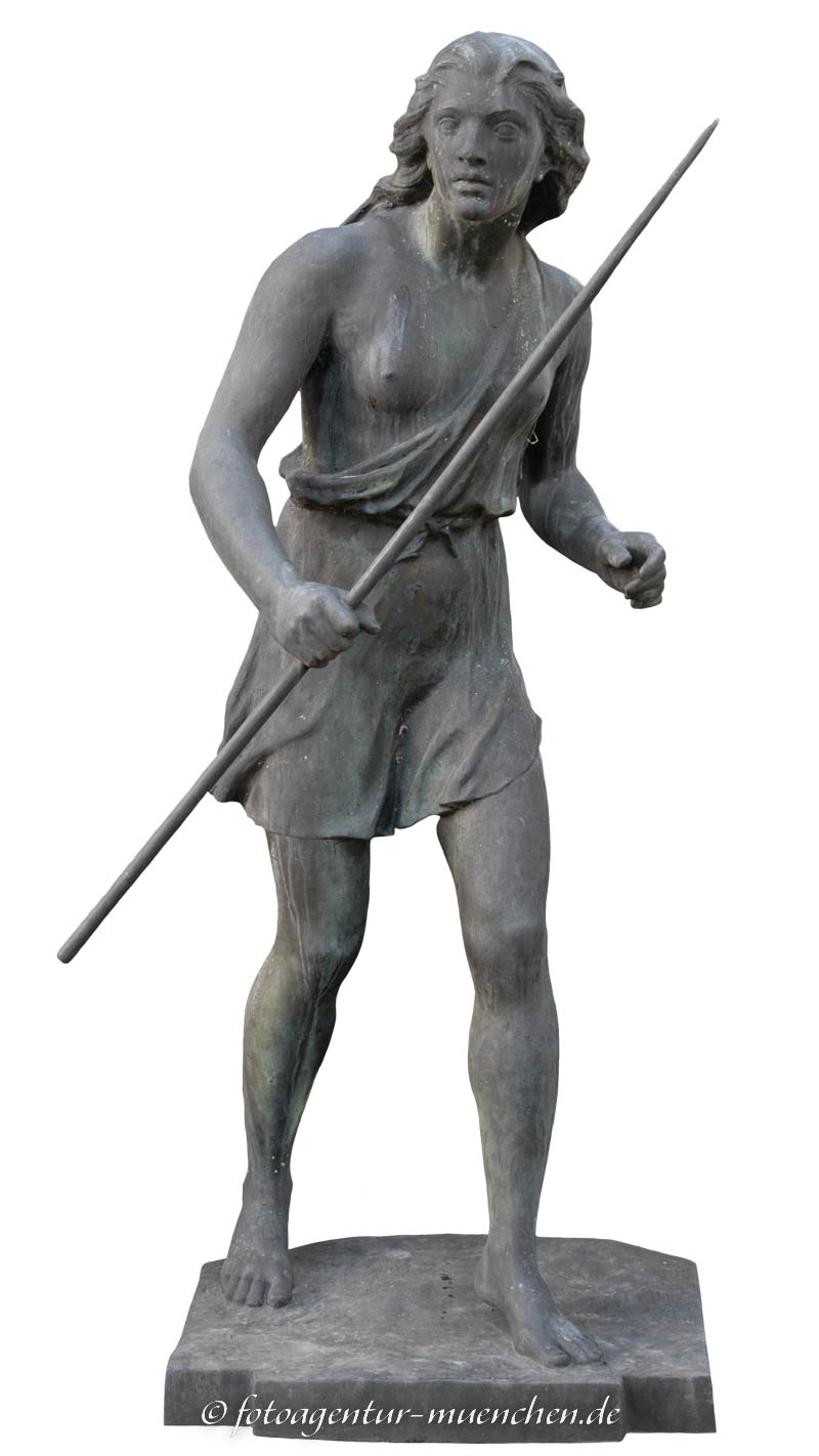 Junge Jägerin – Denkmal/Kunstwerk in München