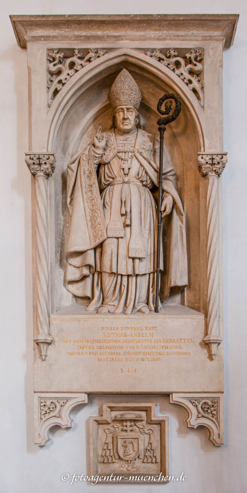 Ephitaph - Lothar-Anselm von Gebsattel – Denkmal/Kunstwerk in München