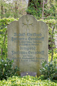 Gerhard Willhalm – Grab - Rudolf-Christoph Freiherr von Gersdorff