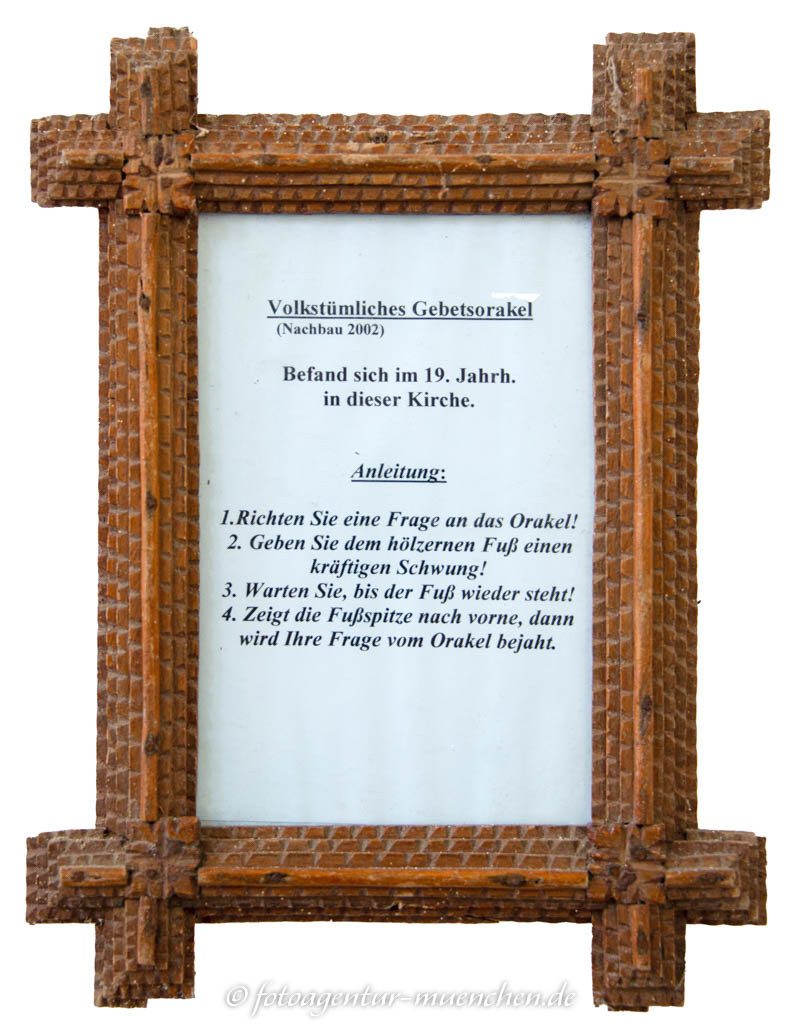 Volkstümliches Gebetsorakel