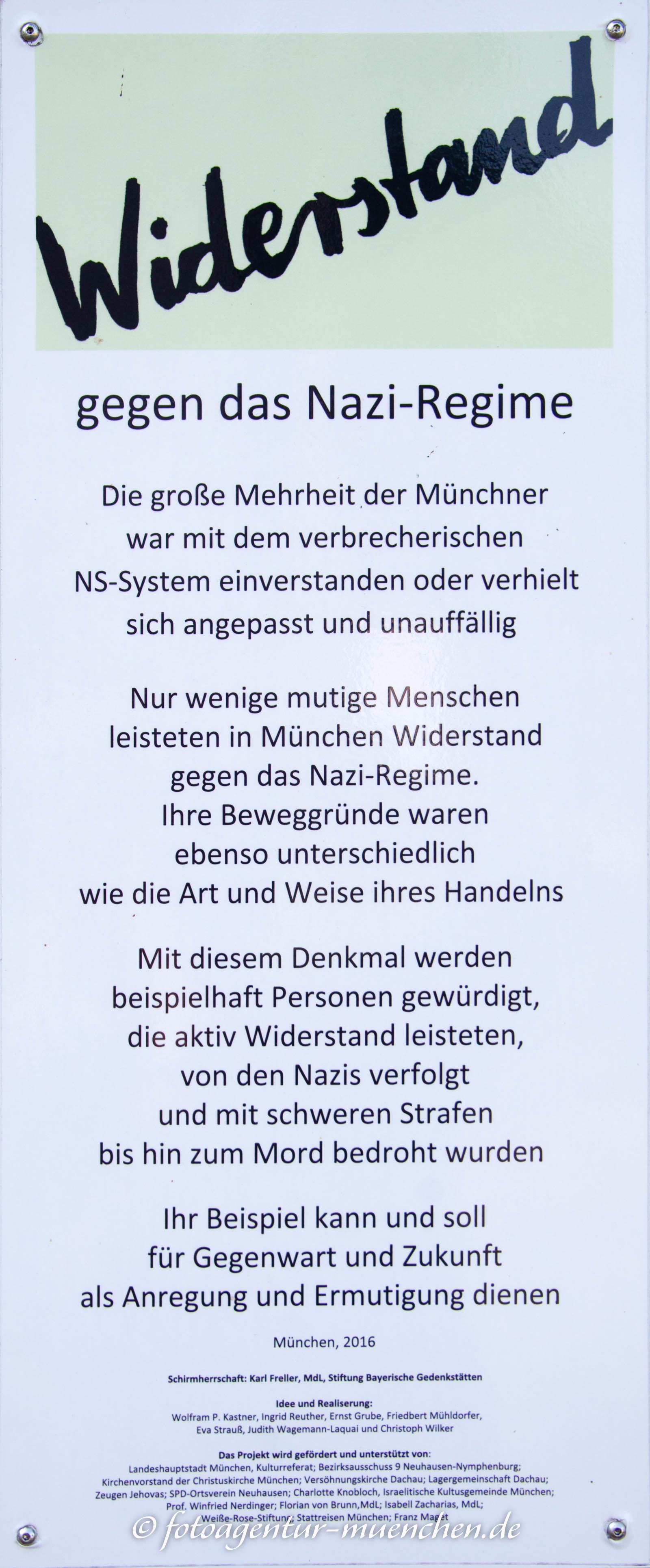 Widerstand gegen das Nazi-Regime