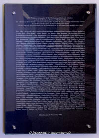 Gedenktafel – Foto aus München