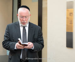 Erinnerungszeichen - Rabbiner Shmuel Aharon Brodman – Foto aus München