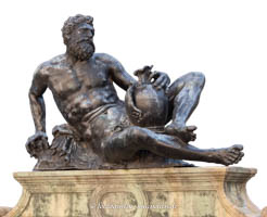 Flußgott - Wittelsbacher Brunnen – Foto aus München