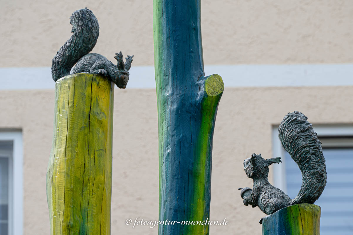Eichhörnchen – Denkmal/Kunstwerk in München