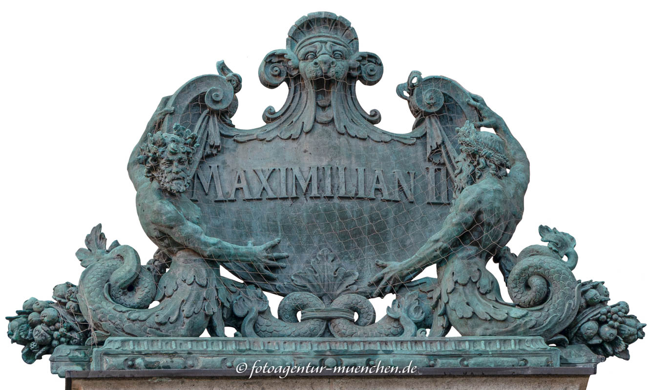 Maximilian II. (Schild) – Denkmal/Kunstwerk in München