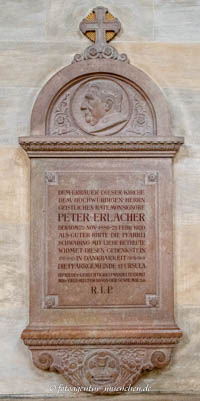 Gedenktafel - Peter Erlacher – Foto aus München