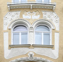 Jugendstil - Fenster – Foto aus München