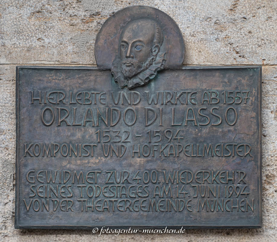 Gedenktafel - Orlando di Lasso