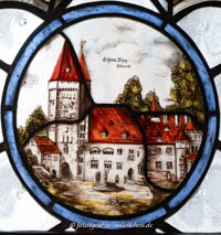 Schloss Alzey - Hofansicht – Foto aus München